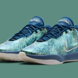Nike Lebron 21 Abalone Industrial Blue Nebula FN0708-400 Men's Shoes NEW